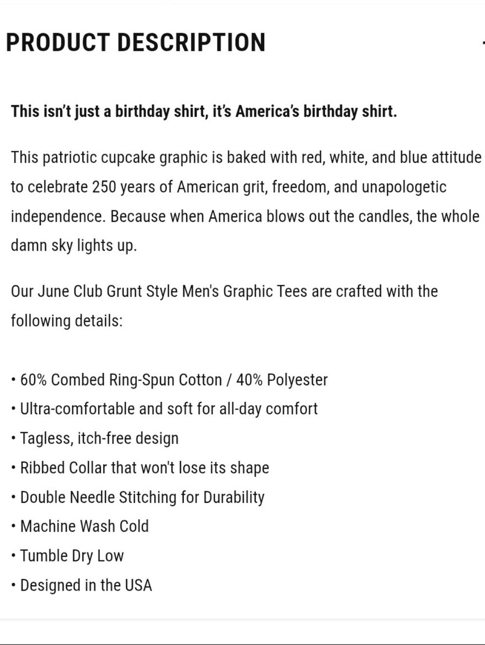 Grunt Style 2026 June Club- This Is My Birthday Shirt- 2XL - Picture 6 of 7